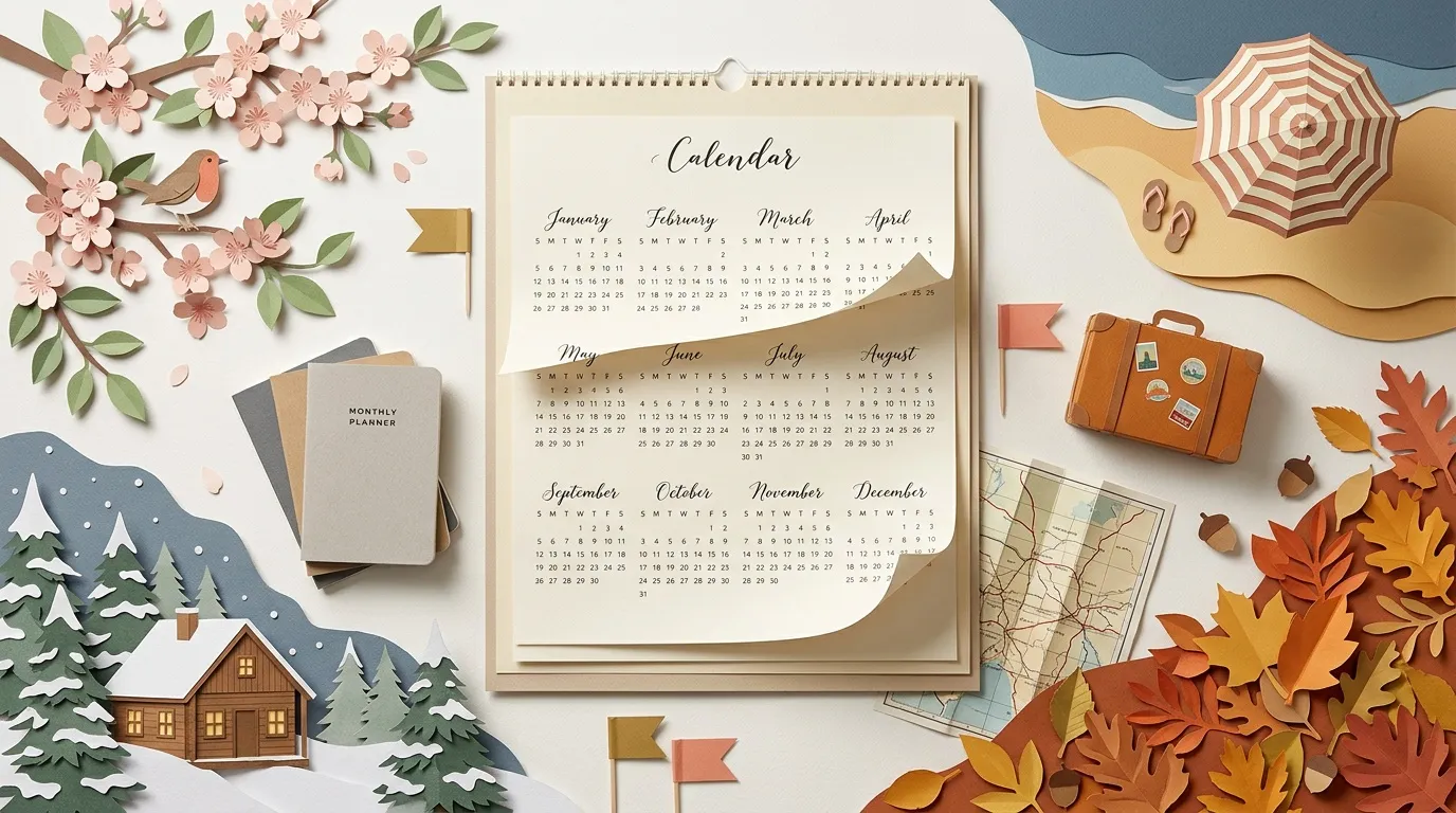 Calendrier 2029 : jours fériés et vacances