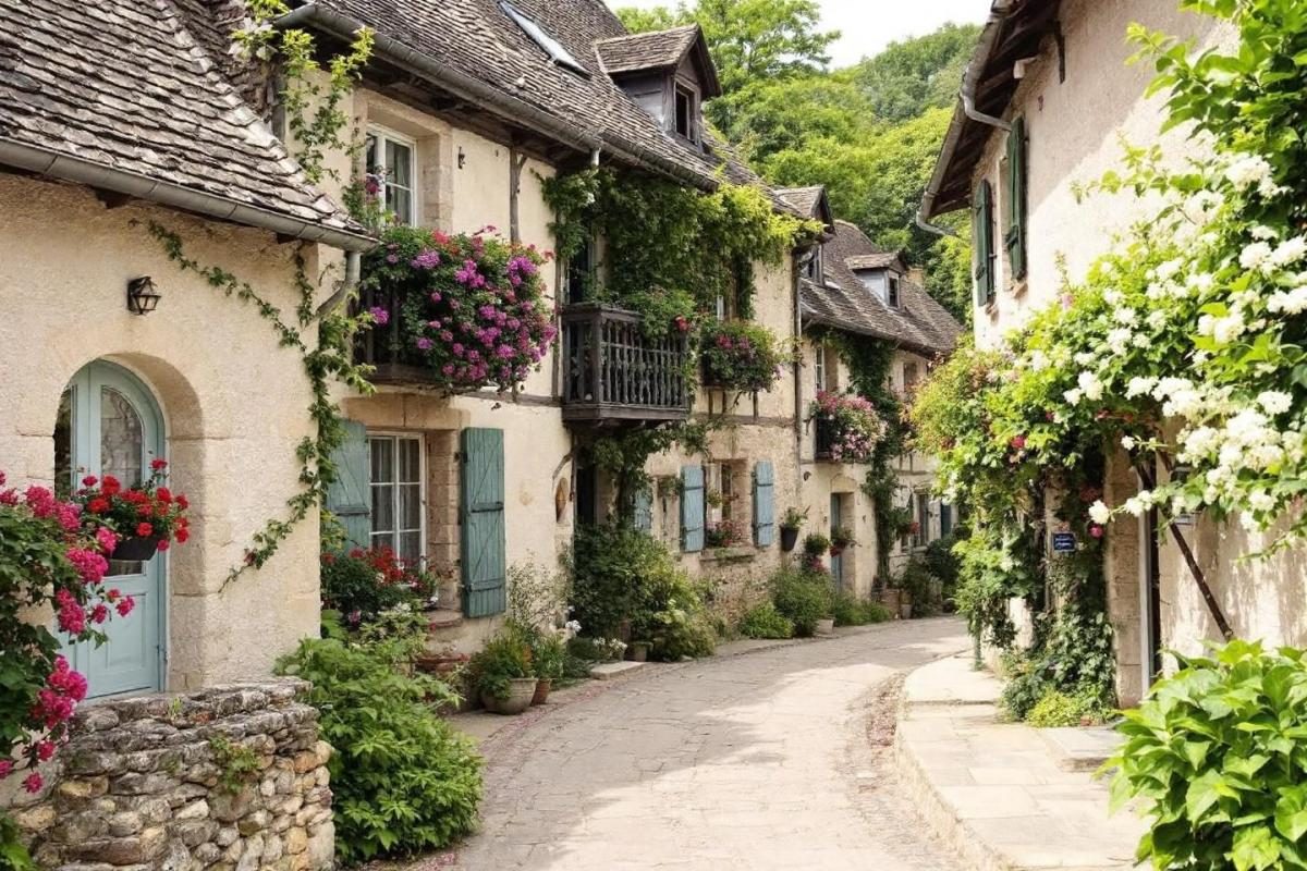 Cette cité alsacienne rappelle les contes de fées avec ses maisons à colombages fleuries