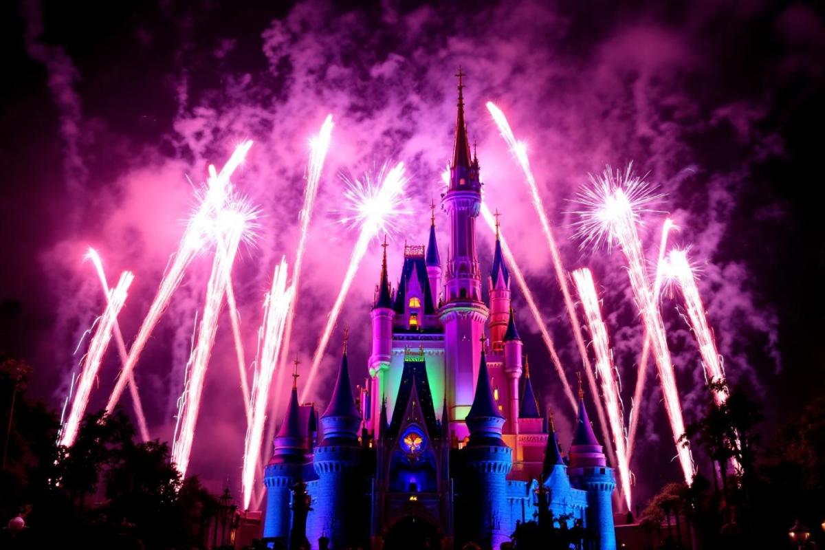 Feu d'artifice à Disneyland Paris : guide complet des spectacles nocturnes du parc