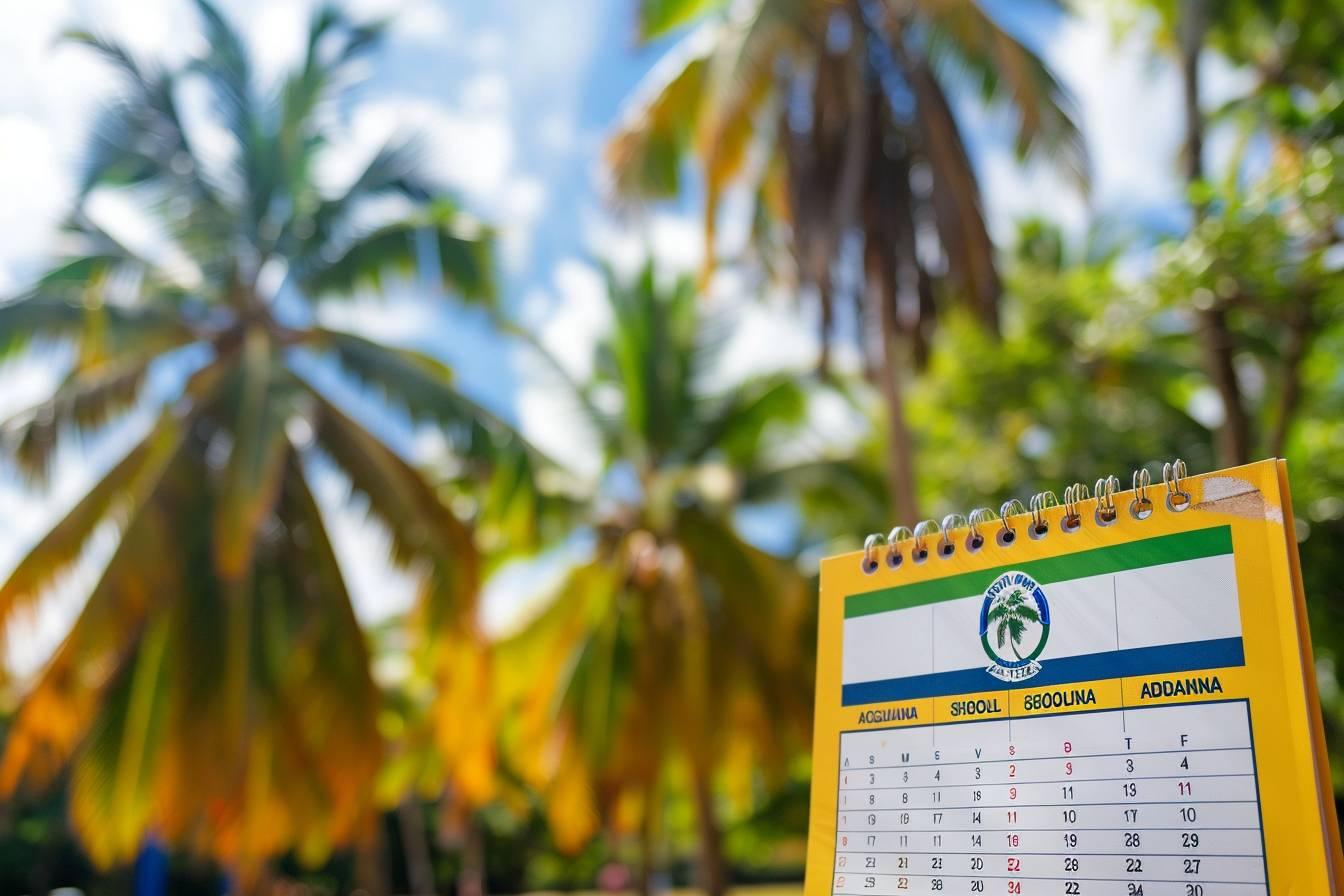Calendrier scolaire Guyane : dates des vacances pour l'académie