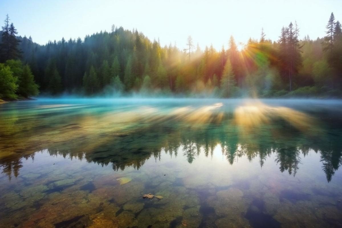 Ce lac du Jura évoque les reflets turquoise du Canada : un joyau naturel à découvrir