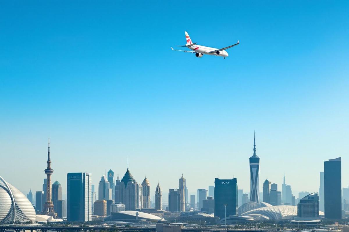 Temps de vol Paris Doha : vols pas chers dès 119€