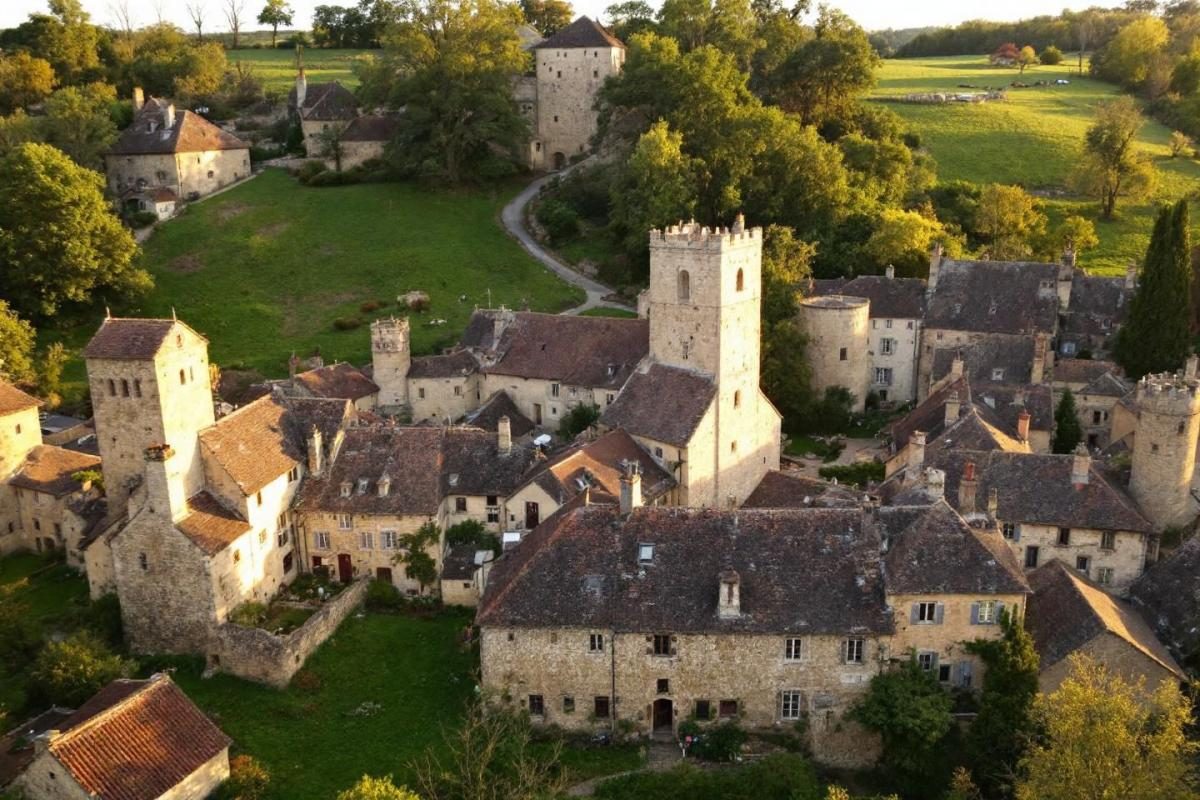 Ce village médiéval du Périgord blotti dans les collines semble sorti d'un conte de fées