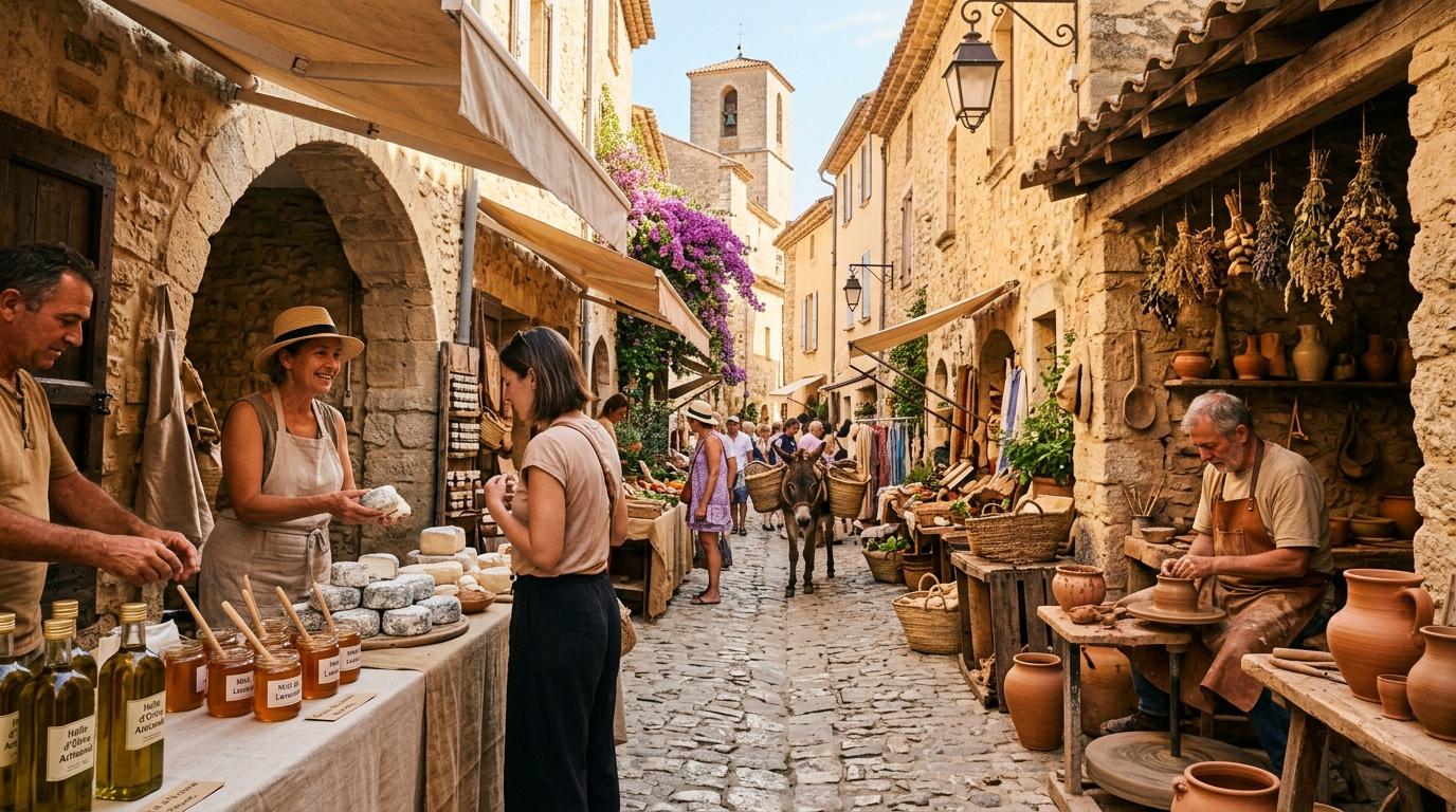 La région française comparée à la Toscane pour ses collines et ses villages pittoresques